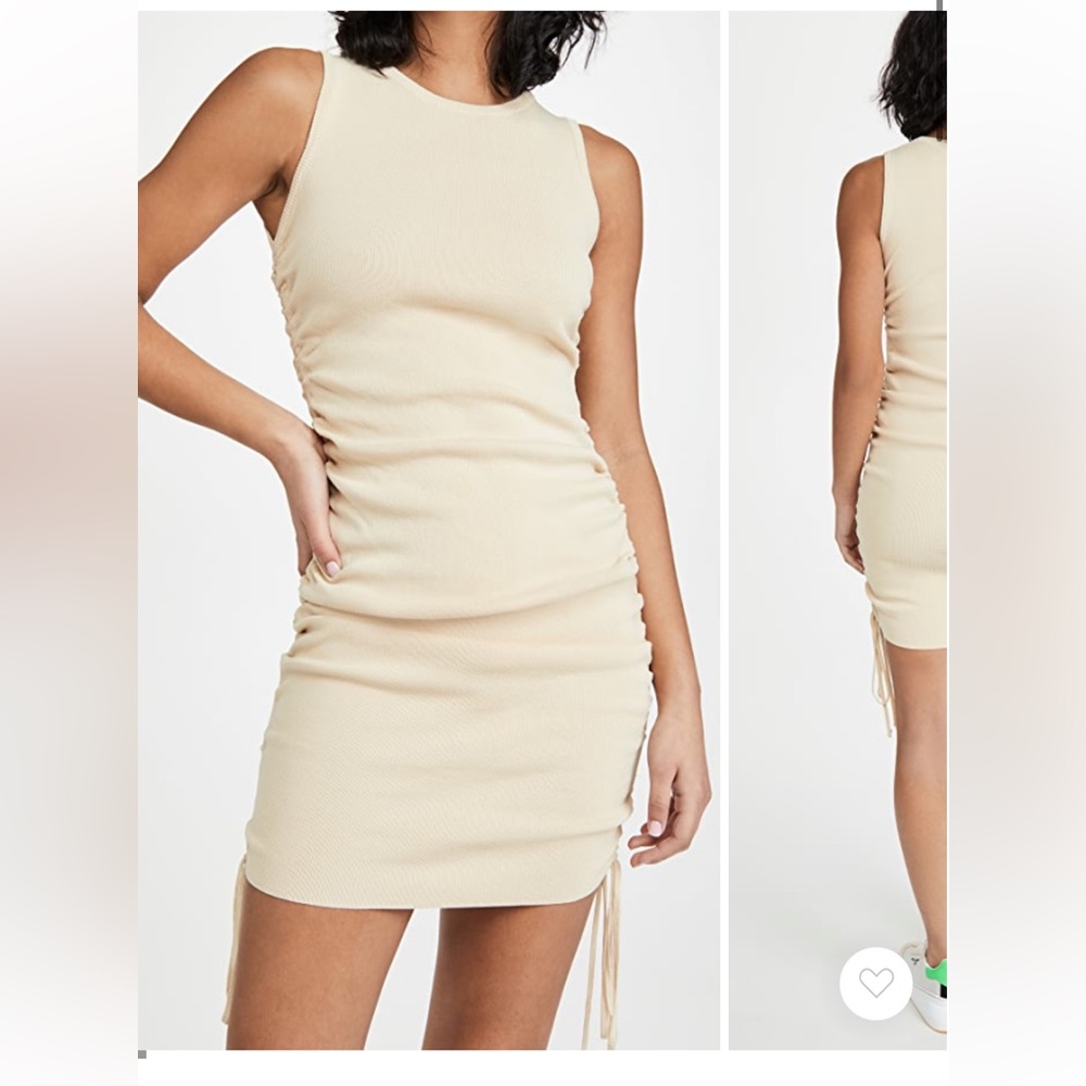 Lioness Scrunch Tie Military Mines Mini Casual Dress